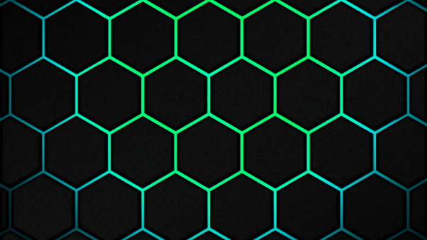 Polygon Web Green 5k Wallpaper