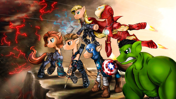 Pony Avengers Equestria Mightiest Heroes 5k Wallpaper