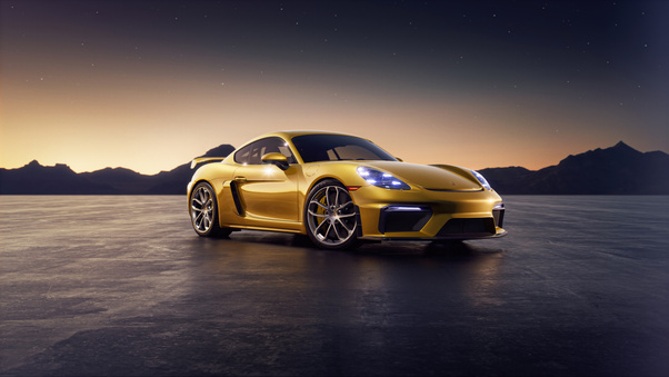 Porsche 718 Cayman Gt4 8k Wallpaper