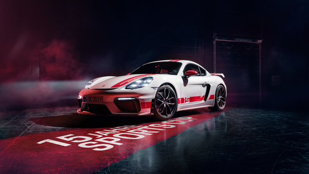 Porsche 718 Cayman GT4 Sports Cup Edition 2019 Wallpaper