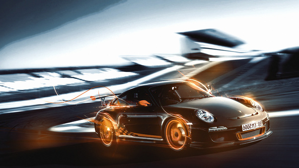 Porsche 911 On Track 5k Wallpaper