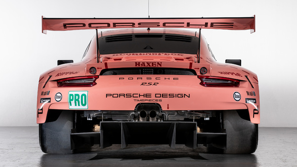 Porsche 911 RSR 2018 Rear Wallpaper
