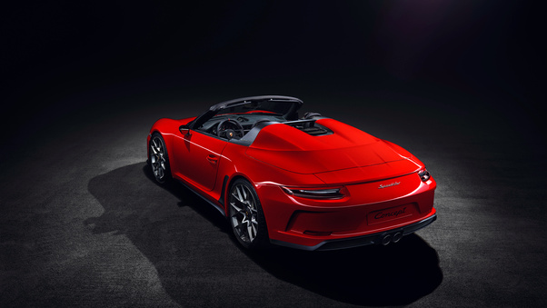 Porsche 911 Speedster Concept II 2018 Rear Wallpaper