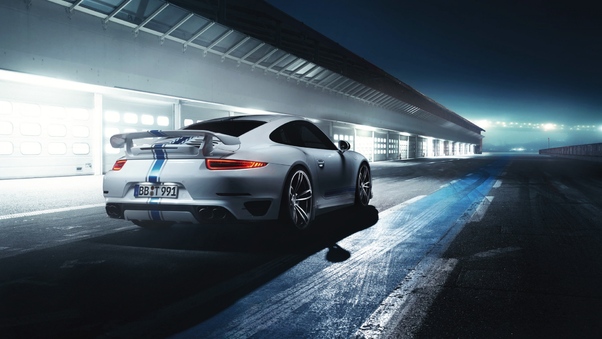 Porsche 911 White Wallpaper