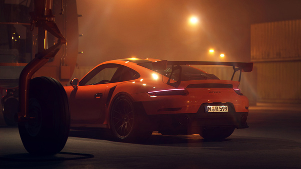 Porsche GT2RS Rear Wallpaper