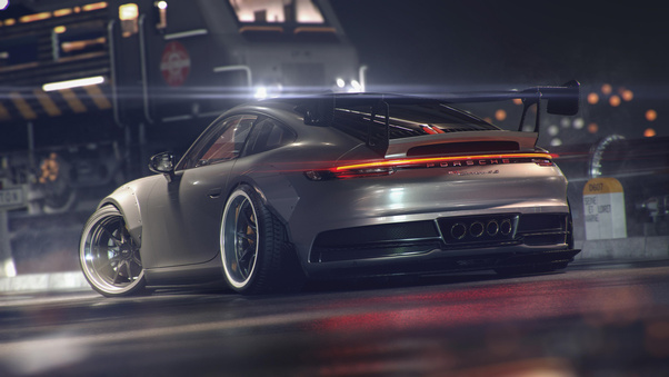 Porsche GT3 911 GT Rear Wallpaper