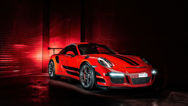 Porsche GT3RS Red 4k Wallpaper