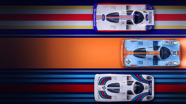 Porsche Racing Digital Art 4k Wallpaper
