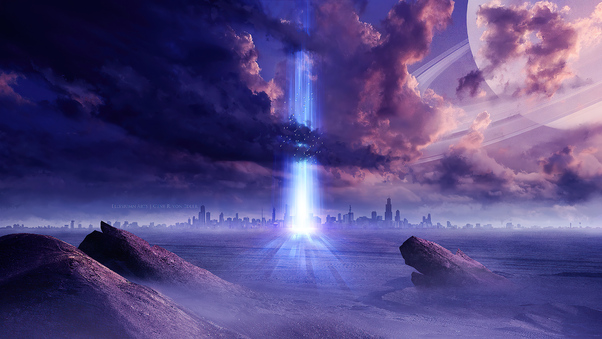Power Science Fiction Portal 4k Wallpaper