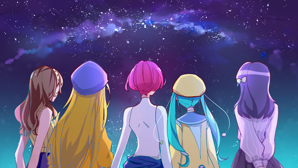 Precure Anime Girls 5k Wallpaper