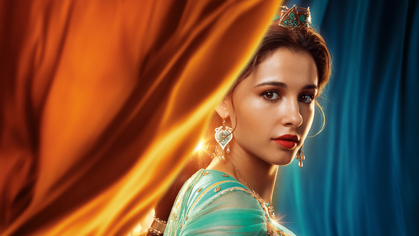 Princess Jasmine In Aladdin 2019 5k Wallpaper