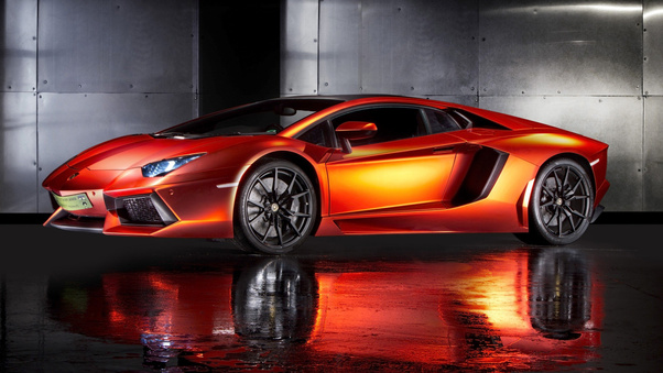 Print Tech Lamborghini Aventador Wallpaper