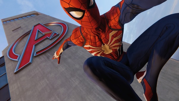 Ps4 Pro Spiderman Avengers Tower Wallpaper