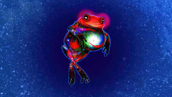 Psychedelic Frog Wallpaper
