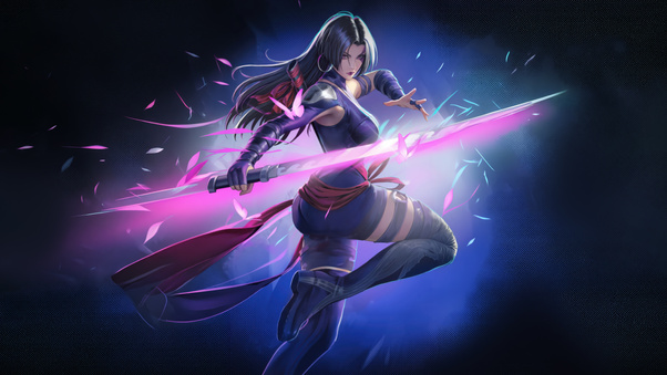 Psylocke Faster Than Your Fear (3000x2000) Resolution Wallpaper