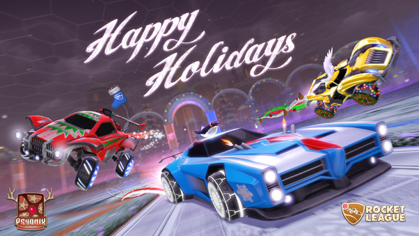 Psyonix Rocket League Happy Holidays Wallpaper