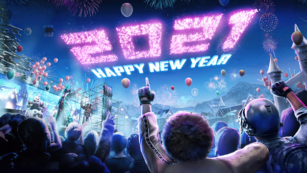 Pubg Happy New Year 2021 Wallpaper