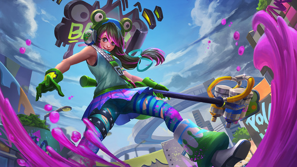 Punk Polly In Heroes Of Newerth Wallpaper