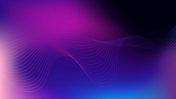 Purple Blue Wave Line Abstract (1280x720) Resolution Wallpaper