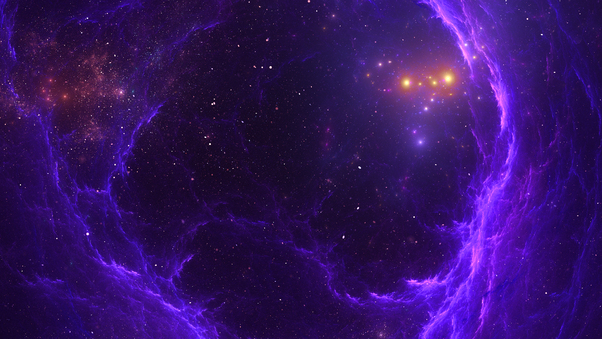 Purple Nebula Haze Stars 4k Wallpaper