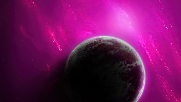 Purple Planet 4k Wallpaper