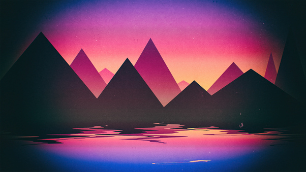 Pyramid Outrun 5k Wallpaper,HD Artist Wallpapers,4k Wallpapers,Images ...
