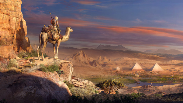 Pyramids Assassins Creed Origins Wallpaper