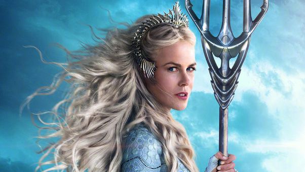 Queen Atlanna As Nicole Kidman In Aquaman Movie Wallpaper