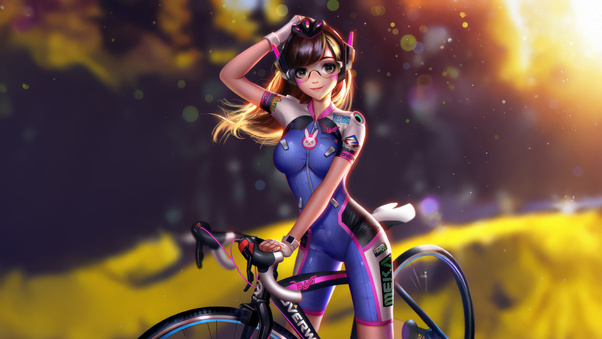 Racing Dva (1280x720) Resolution Wallpaper