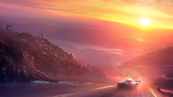 Racing In The Mountains 4k Wallpaper