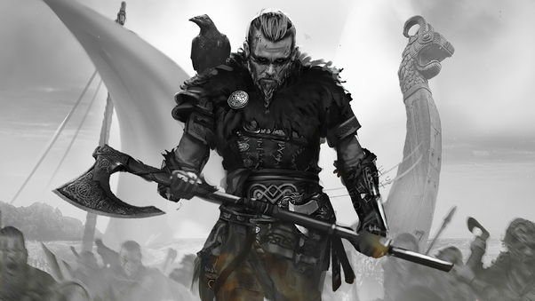Ragnar Lothbrok Assassins Creed Valhalla Cosplay Wallpaper