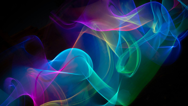 Rainbow Smoke Abstract 5k (1280x720) Resolution Wallpaper