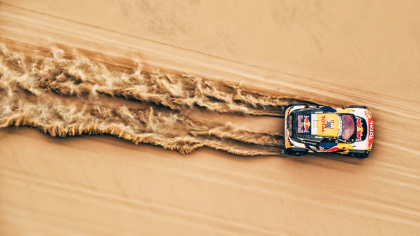 Rally Car In Desert 4k Wallpaper