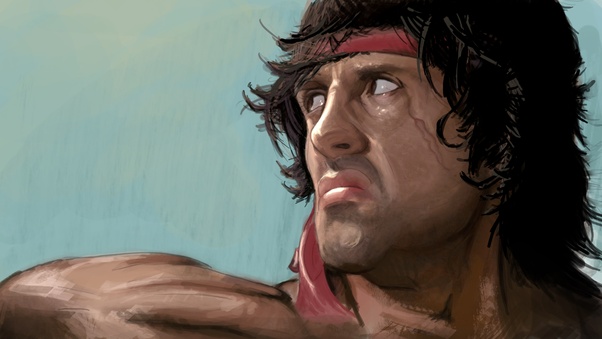 Rambo Sylvester Stallone Artwork 4k Wallpaper