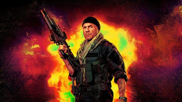 Randy Couture As Toll Road In The Expendables 4 Wallpaper