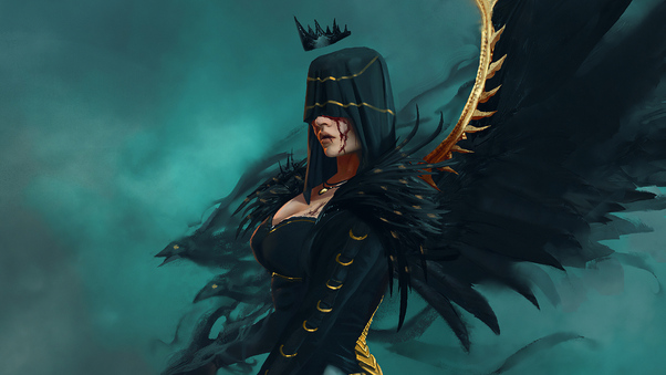 Raven Witch 4k Wallpaper