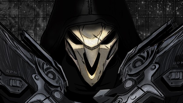 Reaper Overwatch Art 4k Wallpaper