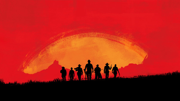 Rockstar Red Dead 3 Teaser Art Wallpaper