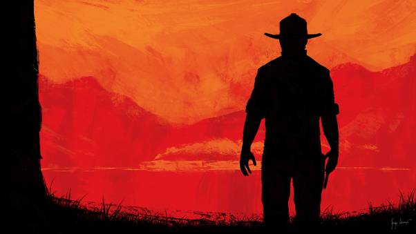 Red Dead Redemption 2 Fan Art Wallpaper