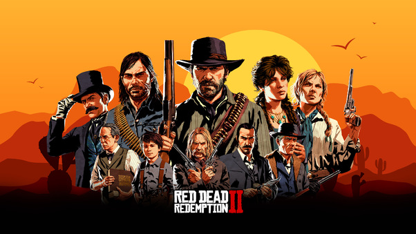 Red Dead Redemption 2 Game Characters Wallpaper