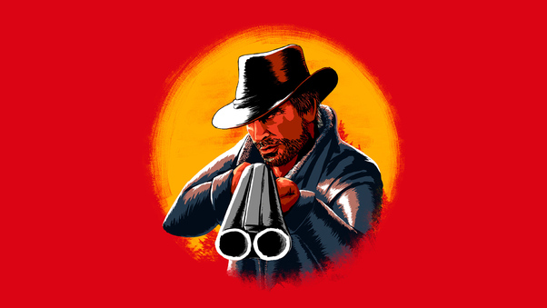 Red Dead Redemption 2 Illustration Wallpaper