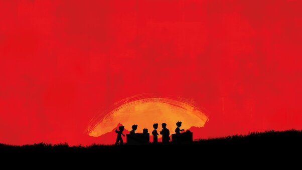 Red Dead Redemption 2 Kids Artwork Wallpaper