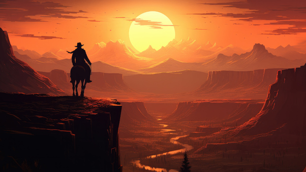 Red Dead Redemption Dreamy Wild West Wallpaper