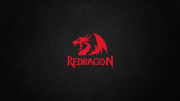 Red Dragon Minimal Logo 4k Wallpaper