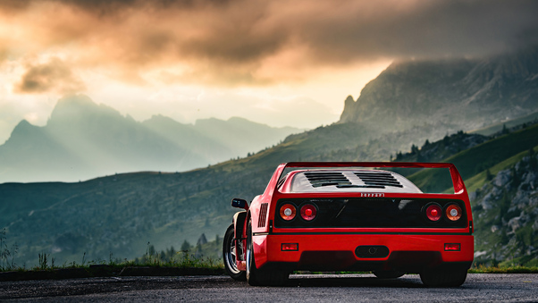 Red Ferrari F40 Wallpaper