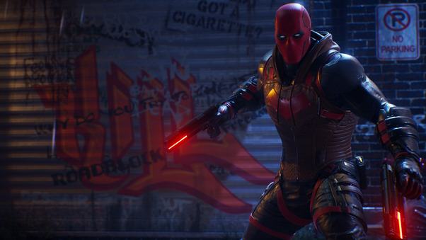 Red Hood Gotham Knights Game 2021 Wallpaper