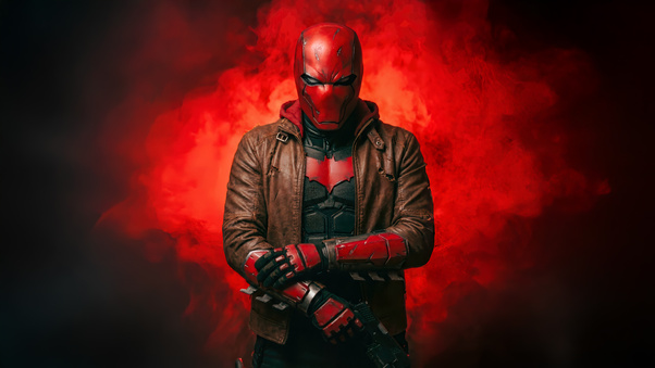 Red Hood Vengeance Behind The Mask (1336x768) Resolution Wallpaper