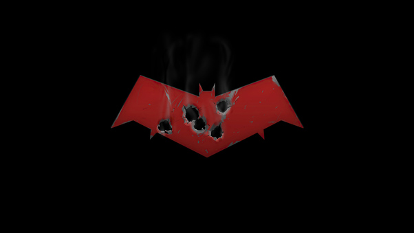 Red Hood Vs Grifter Blood Money Logo 5k Wallpaper