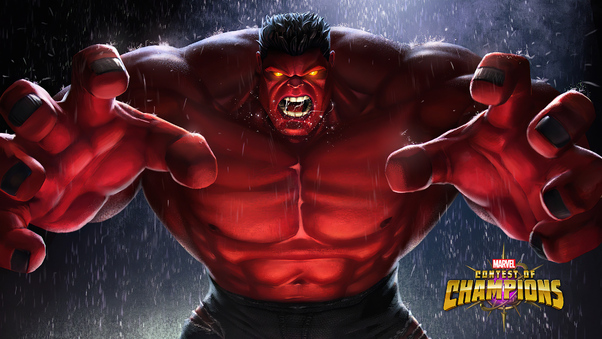 Red Hulk Contest Of Champions 4k Wallpaper