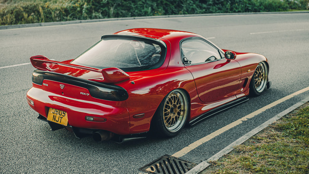 Red Mazda Rx7 Wallpaper